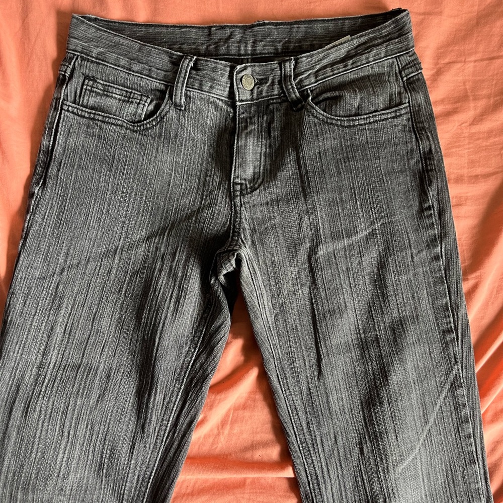Brandy Melville Low Rise Black Flared Denim Jeans